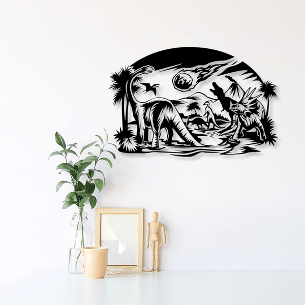 Prehistoric Roar - Mesmerizing Dinosaur Wall Art