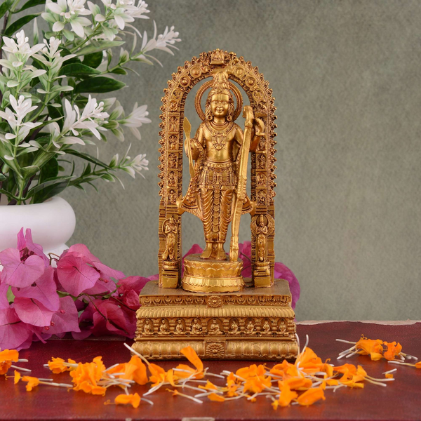 Ram Lalla Idol Ayodhya Murti Resin Shree Ram Lalla Statue Home Decor & Gifts, Office, Tample, Mandir Housewarming Decoration Items