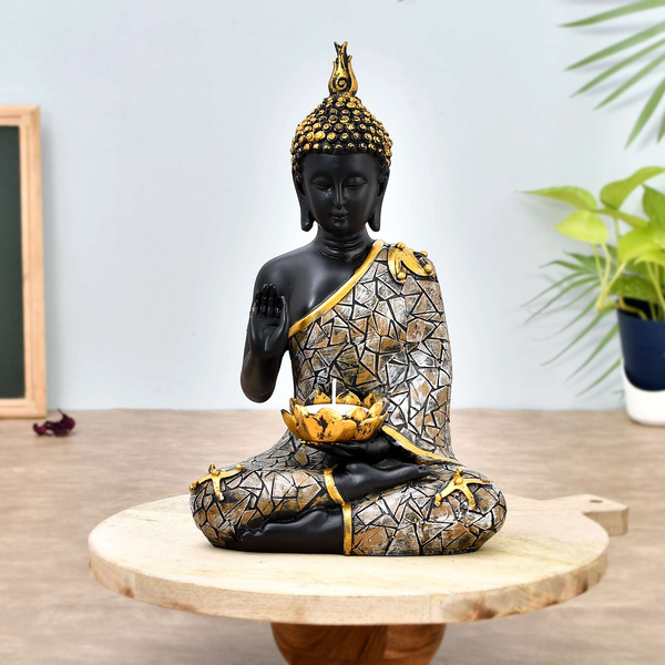 Beautiful Sitting Buddha Idol Statue