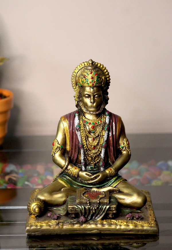 Handcrafted Resin Hanuman Showpeice