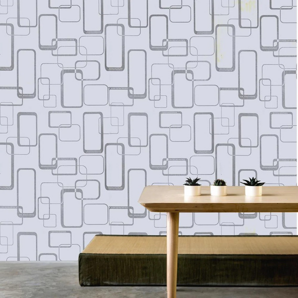 Modern White Arcade Self Adhesive DIY Wallpaper for Wall