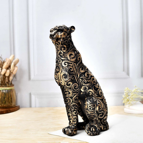 Sitting Panther Showpiece