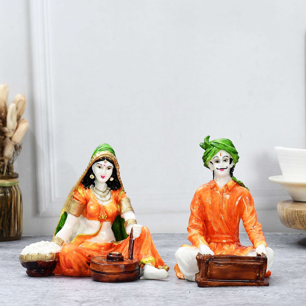 Rajasthani Set of 2 Showpiece